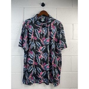 Chubbies Mens 2XL Tropical Performance Golf Polo Birds Of Paradise Floral Print